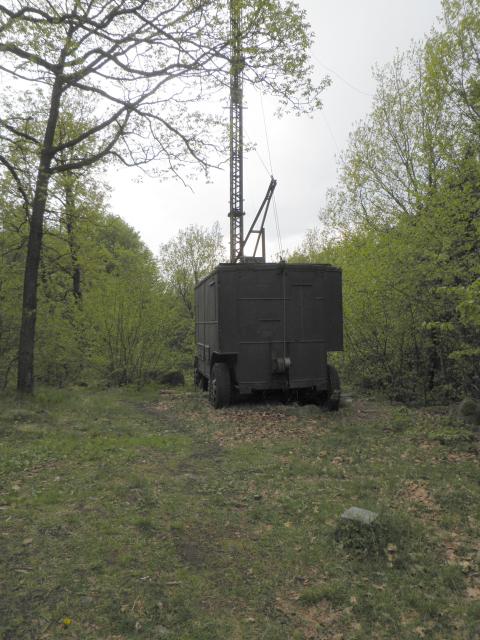 Vrchol Svobodné Hory s radiozákladnou